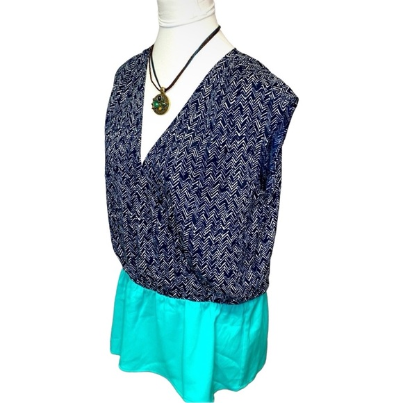 Ann Taylor Surplice Wrap Blouse - Picture 2 of 5